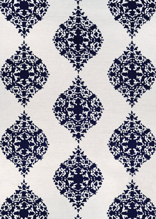 Couristan Crawford Ornament Ivory/Blue Area Rug main image