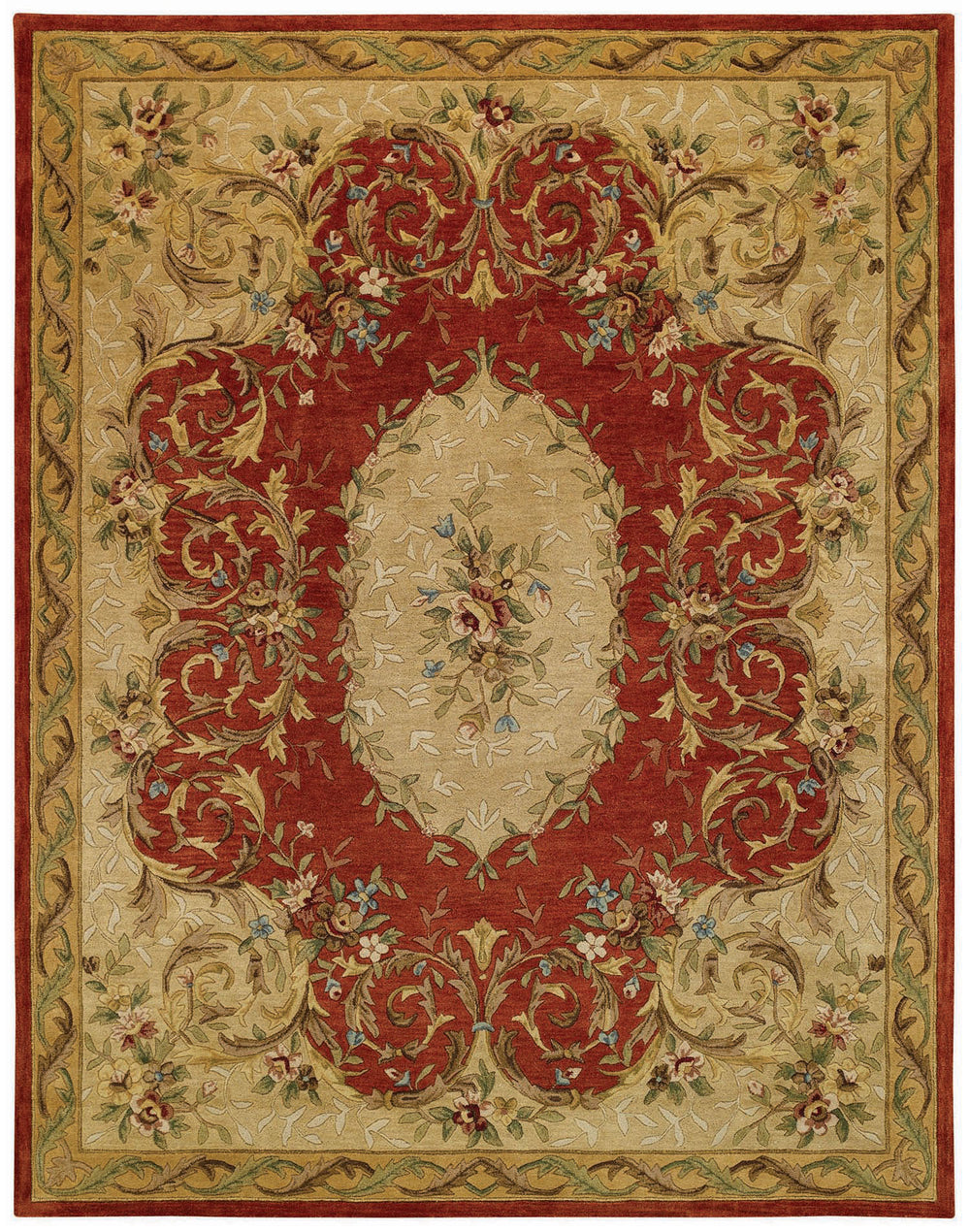 Capel Evelyn 3068 Coral Red 825 Area Rug