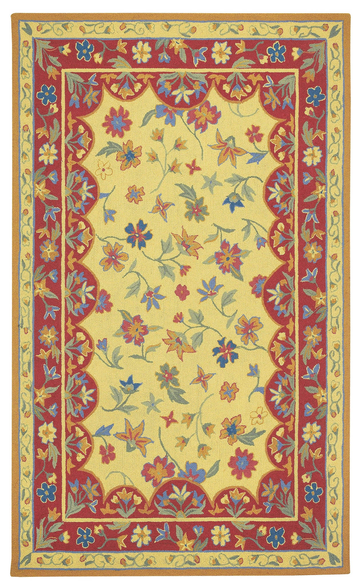 Capel Lorraine 3075 Amber Red 150 Area Rug main image