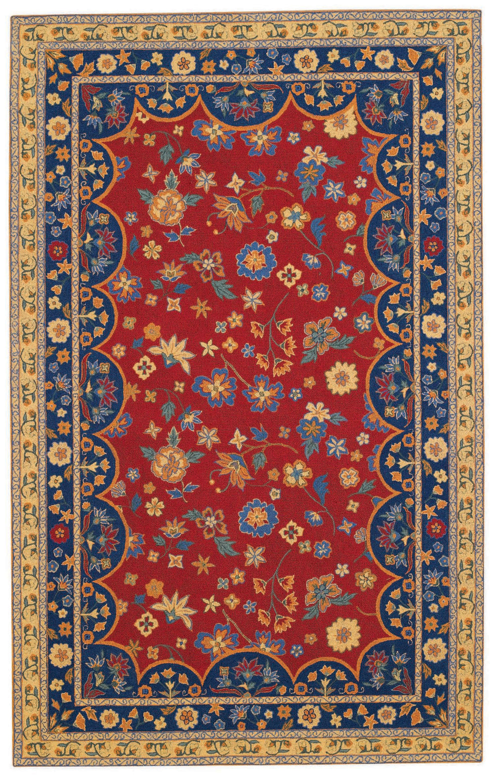 Capel Lorraine 3075 Red Poppy 500 Area Rug