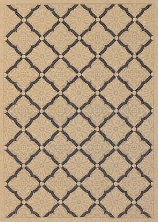 Couristan Five Seasons Sorrento Cream/Black Area Rug