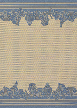 Couristan Five Seasons Shoreline Cream/Blue Area Rug