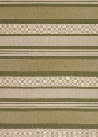 Couristan Five Seasons Santa Barbara Green/Cream Area Rug