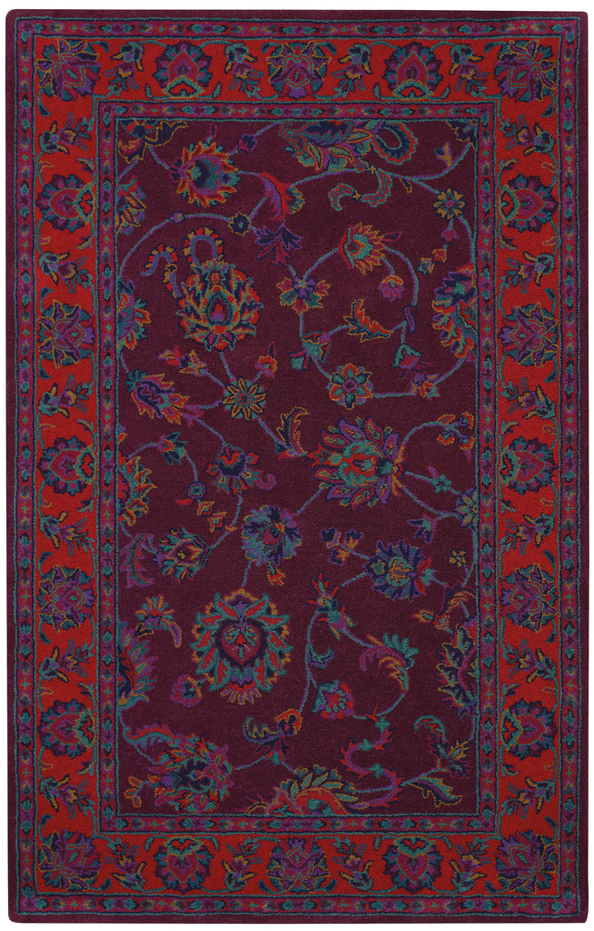 Capel Charisma Keshan 3124 Red 575 Area Rug main image