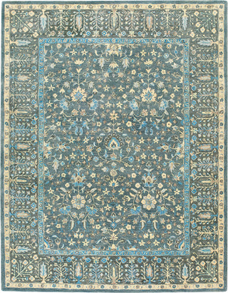 Capel Smyrna Persian Cedars 3157 Blue 400 Area Rug Rectangle