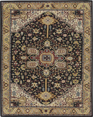 Capel Smyrna Serapi 3158 Ebony Yelloy 350 Area Rug Rectangle