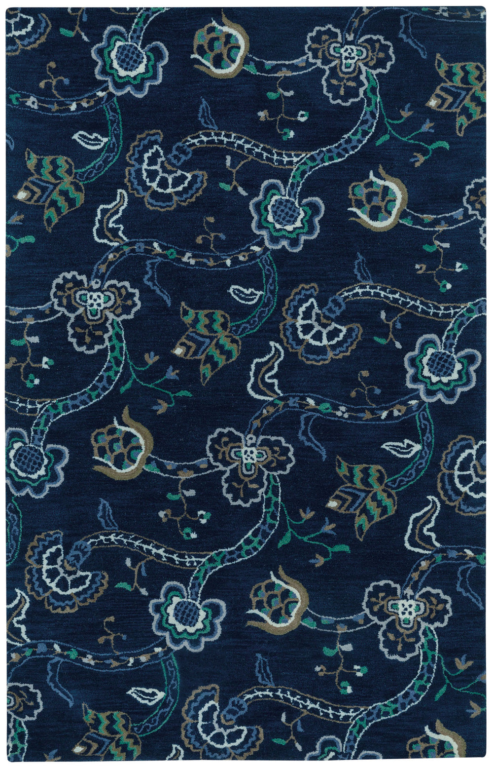 Capel Sheffield 3205 Dark Blue 475 Area Rug