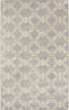 Capel Charisma-Tile 3265 Silver Area Rug Rectangle/Vertical Stripe Rectangle