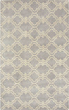 Capel Charisma-Tile 3265 Silver Area Rug Rectangle/Vertical Stripe Rectangle