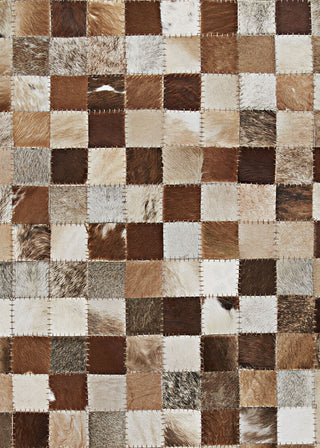 Couristan Chalet Pixels Brown Area Rug Pile Image