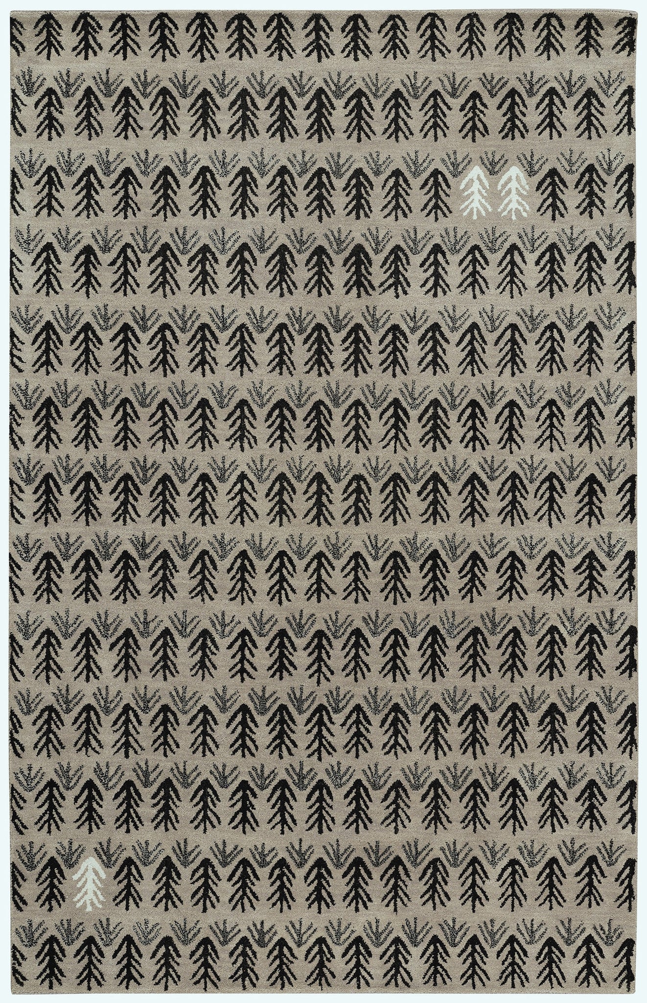 Capel Twigs 3270 Black 350 Area Rug by Genevieve Gorder main image