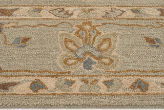 Capel Urda-Isfahan 3272 Honeydew Area Rug Rectangle Cross-Section Image