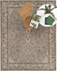 Capel Urda-Isfahan 3272 Steel Area Rug Rectangle Roomshot Image 1 Feature