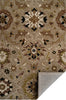 Capel Urda-Keshan 3273 Stone Area Rug Rectangle Back Image