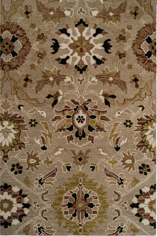 Capel Urda-Keshan 3273 Stone Area Rug Rectangle Corner Image