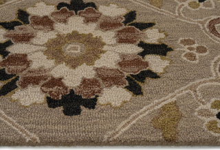 Capel Urda-Keshan 3273 Stone Area Rug Rectangle Cross-Section Image