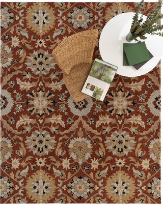 Capel Urda-Keshan 3273 Cinnamon Area Rug Rectangle Roomshot Image 1 Feature