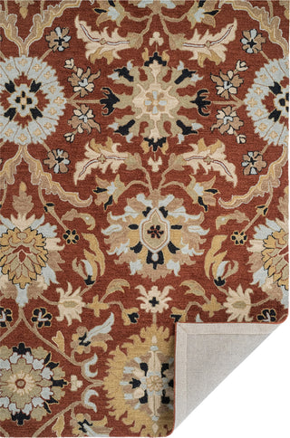 Capel Urda-Keshan 3273 Cinnamon Area Rug Rectangle Back Image