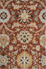 Capel Urda-Keshan 3273 Cinnamon Area Rug Rectangle Corner Image