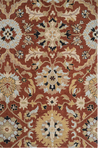 Capel Urda-Keshan 3273 Cinnamon Area Rug Rectangle Corner Image