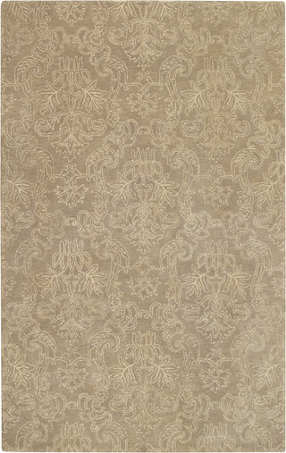 Capel Flower Garden 3286 Taupe 700 Area Rug Rectangle