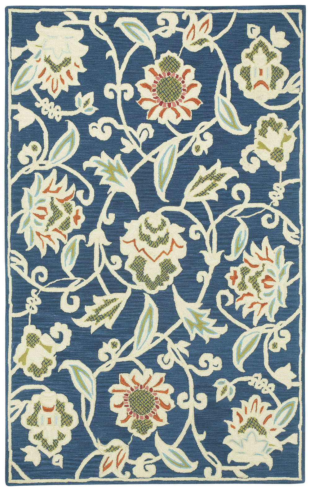 Capel Pagoda 3290 Dark Navy 475 Area Rug