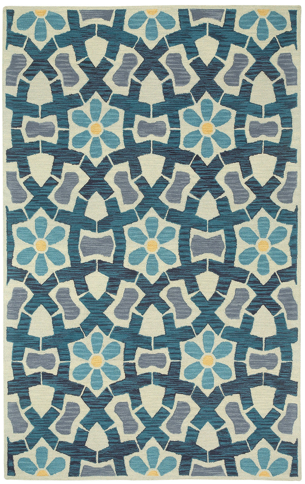Capel Stepping Stone 3293 Sand Blue 740 Area Rug main image