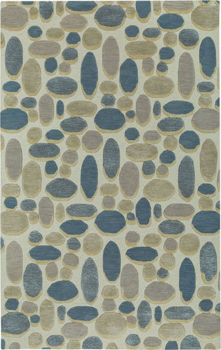 Capel Evening Shade 3295 Ecru Blue 640 Area Rug Rectangle