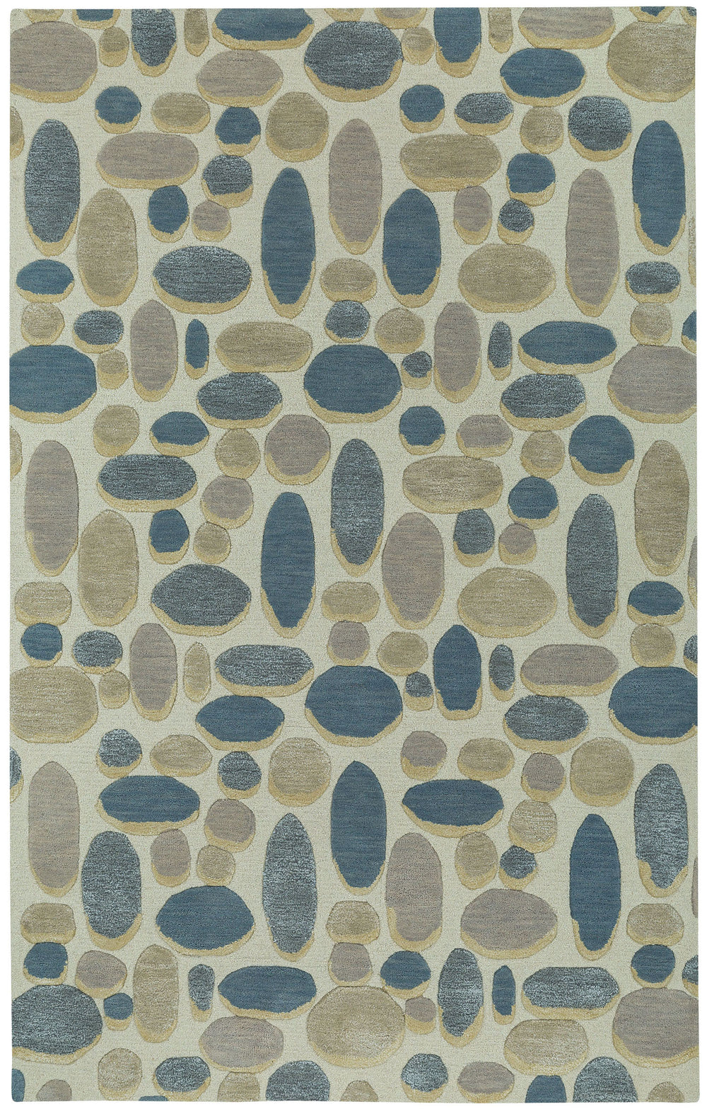 Capel Evening Shade 3295 Ecru Blue 640 Area Rug