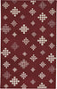 Capel COCOCOZY Geneva 3297 Crimson Beige Area Rug Rectangle