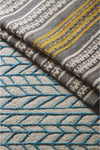 Capel Spear 3305 Beige Blue 745 Area Rug by Genevieve Gorder Rectangle Roomshot Image 1 Feature