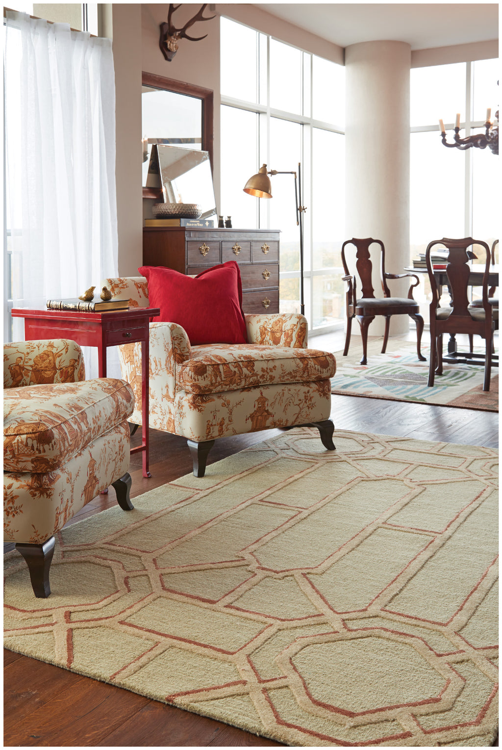 Capel Ironworks 3306 700 Sand Area Rug Alternate View Feature