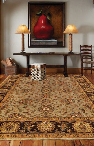 Capel Monticello Meshed 3313 Honeydew/Chocolate 200 Area Rug Rectangle