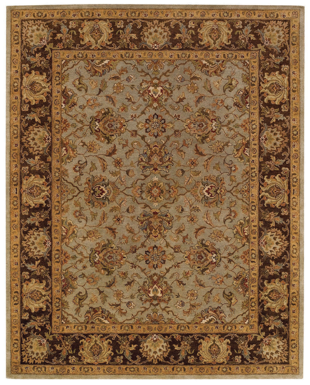 Capel Monticello Meshed 3313 Honeydew/Chocolate 200 Area Rug main image