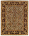 Capel Monticello Meshed 3313 Honeydew/Chocolate 200 Area Rug Rectangle/Vertical Stripe Rectangle