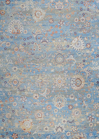 Couristan Vibrata Chateau Multi Pacific Blue Area Rug main image