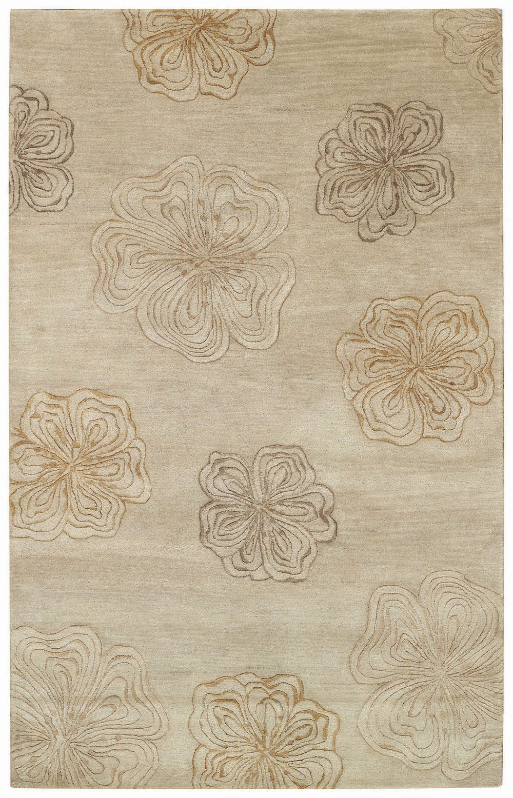 Capel Desert Plateau Hibiscus 3393 White Wine 650 Area Rug