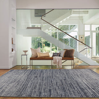 Capel Metropolis-Skyline 3412 Slate Area Rug Rectangle Roomshot Image 1 Feature