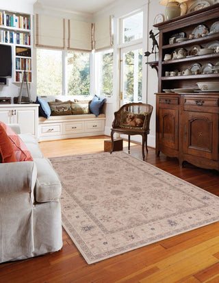 Capel Metropolis-Ushak 3415 Bisque Area Rug Rectangle Roomshot Image 1 Feature