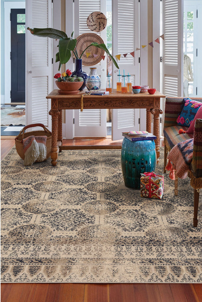 Capel Metropolis-Carthage 3417 Smoky Blue Area Rug Rectangle Roomshot Image 1 Feature