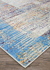 Couristan Vibrata Watercolor Blocks Multi Pastels Area Rug Close Up Image