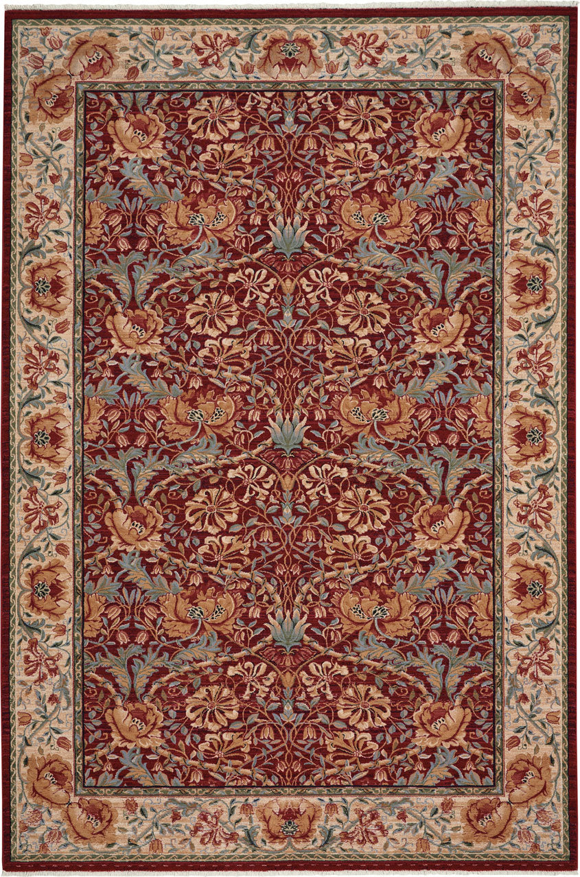 Capel Kindred-Nouveau 3451 Cardinal Cream Area Rug