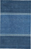 Capel Gava 3495 Cobalt Area Rug Rectangle/Vertical Stripe Rectangle