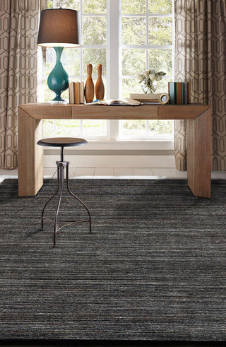 Capel Burrell 3496 Coal Area Rug Rectangle Roomshot Image 1 Feature