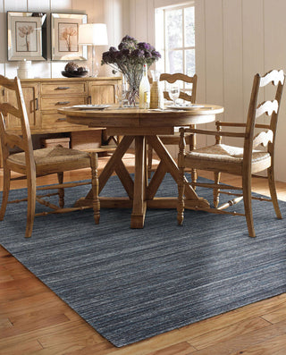 Capel Burrell 3496 Blue Area Rug Rectangle Roomshot Image 1 Feature