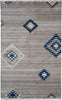 Capel Azteca 3500 Indigo Taupe Area Rug by Genevieve Gorder Rugs main image