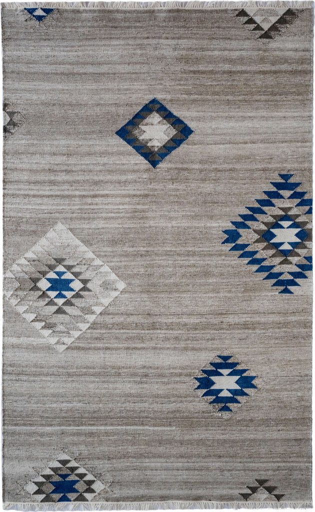 Capel Azteca 3500 Indigo Taupe Area Rug by Genevieve Gorder Rugs main image