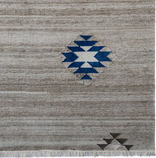 Capel Azteca 3500 Indigo Taupe Area Rug by Genevieve Gorder Rugs Rectangle Corner Image