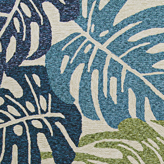 Couristan Covington Monstera Cream/Multi Area Rug Pile Image