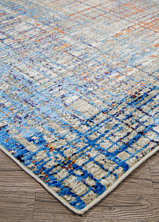 Couristan Vibrata Grasscloth Multi Pastels Area Rug Close Up Image